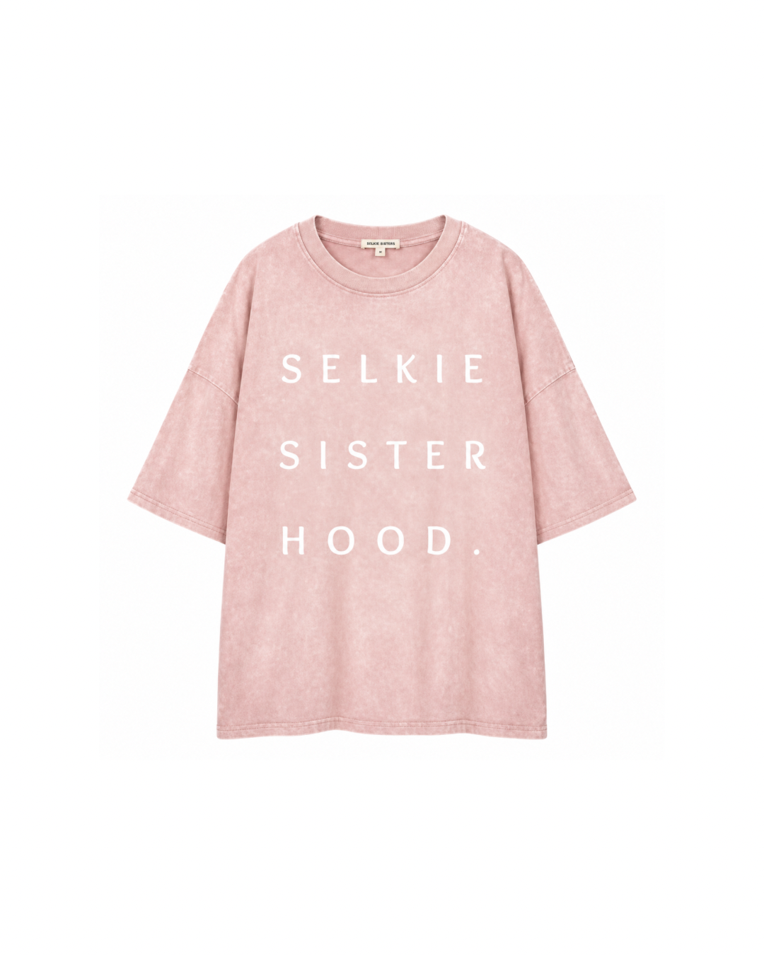 Selkie Sisterhood Cotton Tee — Blush
