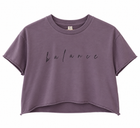 Balance Crop Tee — Amethyst