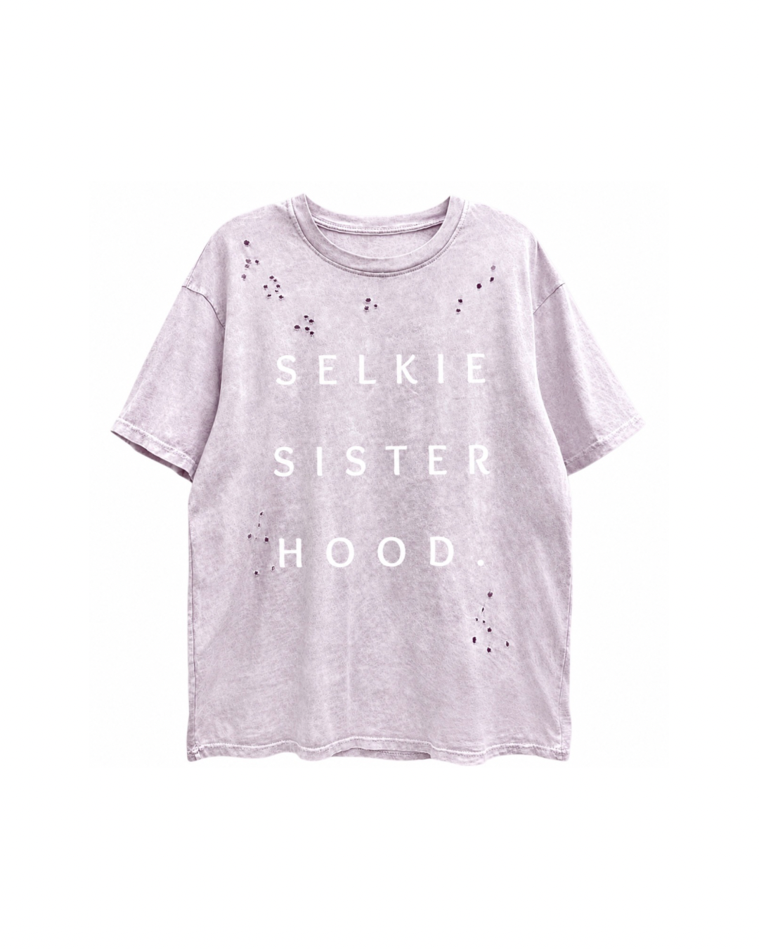 Selkie Sisterhood Cotton Tee — Purple