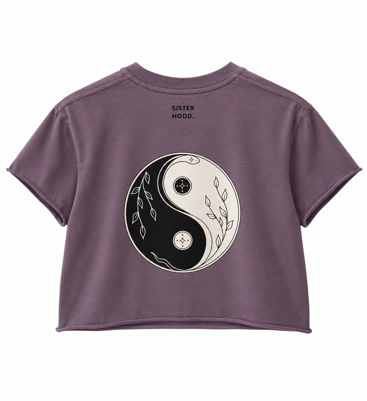 Balance Crop Tee — Amethyst