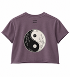 Balance Crop Tee — Amethyst