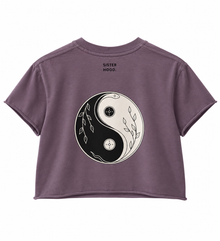 Balance Crop Tee — Amethyst