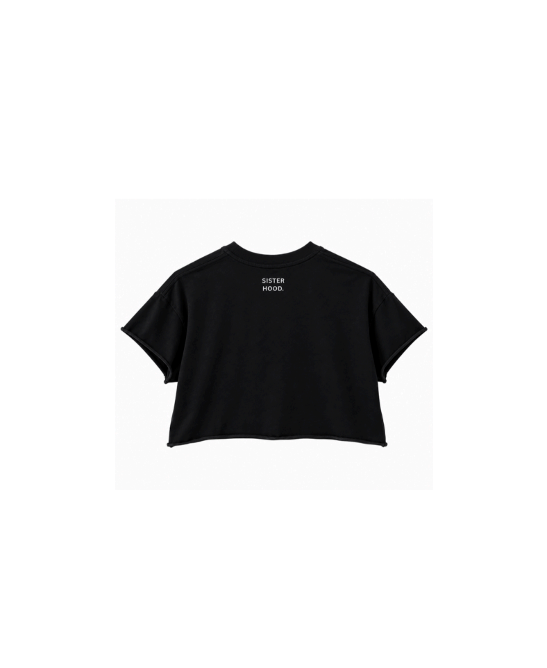 Born of Sand + Sea Crop — Midnight Black + Cream